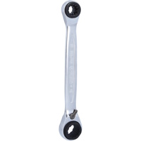 Ratelringsteeksleutel dubbel 10x13x17x19 mm