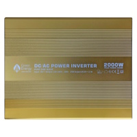 Omvormer "Zuivere Sinus" 12V>230V-2000Watt