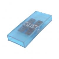 Vlakstekker doorverbinder 2x2-polig uitv. 25 stuks