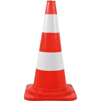 Pylon PVC oranje/wit