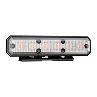 Flitslamp-LED BST 2.0 oranje beugel 12-24V