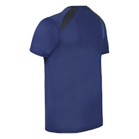 T-shirt blauw maat L