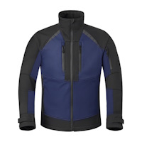 Softshell blauw maat L