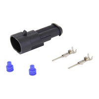 Stekker rep. set stiftcontact 2 Polig Superseal