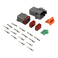 Deutsch connector 8-polig compleet man+vrouw