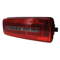 Achterlicht LED links + kentekenlamp DAF